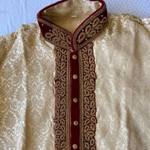 Traditional Of White Indian Men Designer Kurta